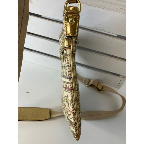 COACH 42239 SMALL COATED CANVAS SIGNATURE CROSSBODY BAG ASIS - Picture 4 of 16